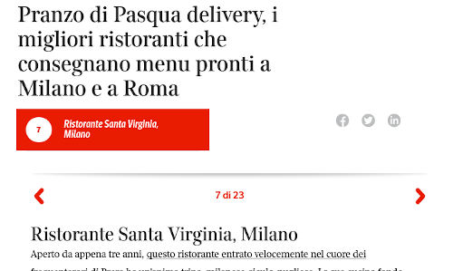 Pranzo di Pasqua delivery: I migliori ristoranti di Milano e Roma che consegnano menu pronti a casa...