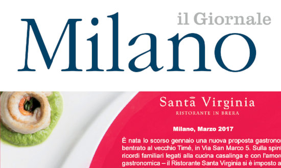 Il Giornale Milano - una nuova proposta gastronomica